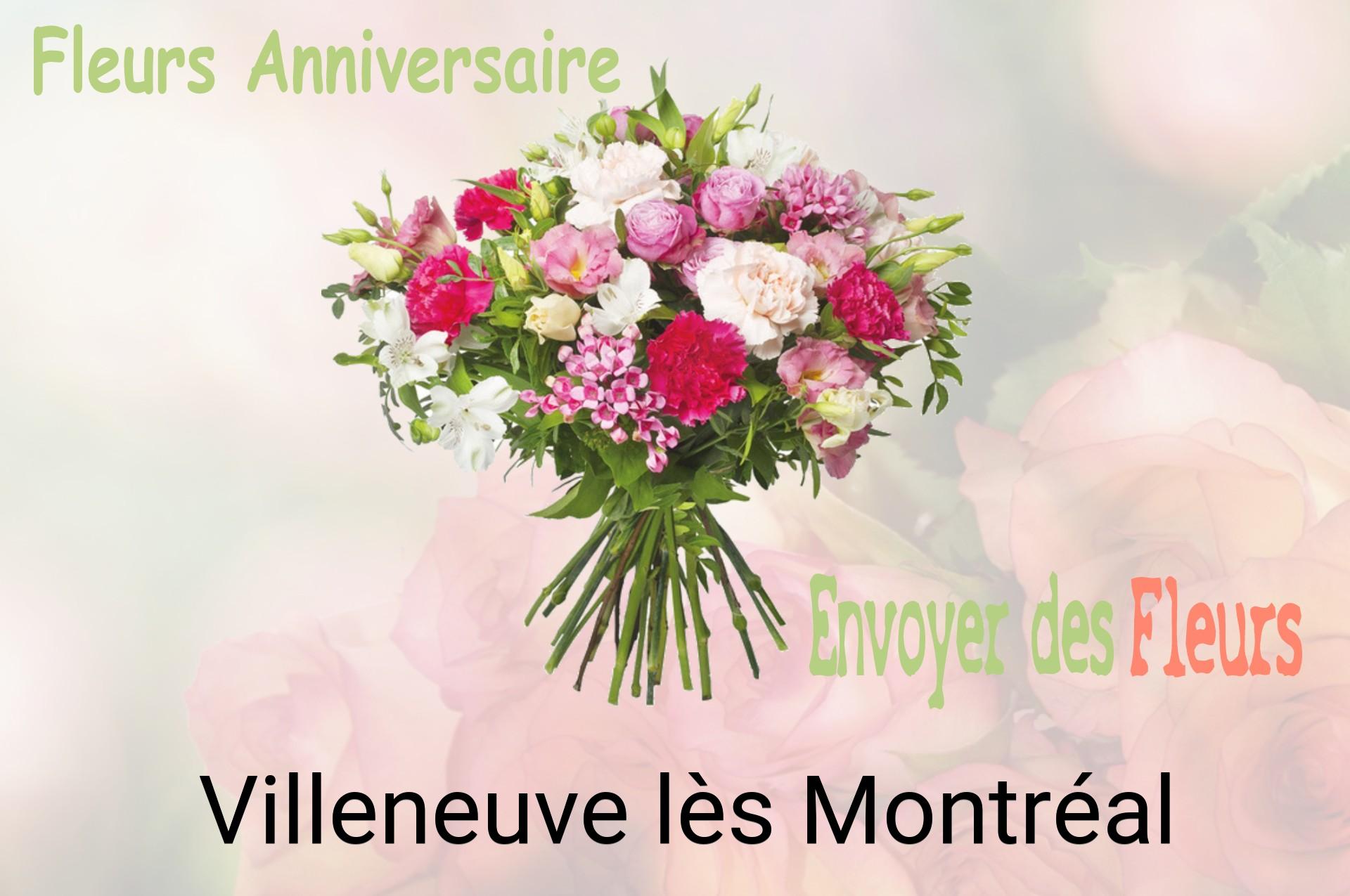 Bouquet de fleurs d’anniversaire livré à Villeneuve-lès-Montréal