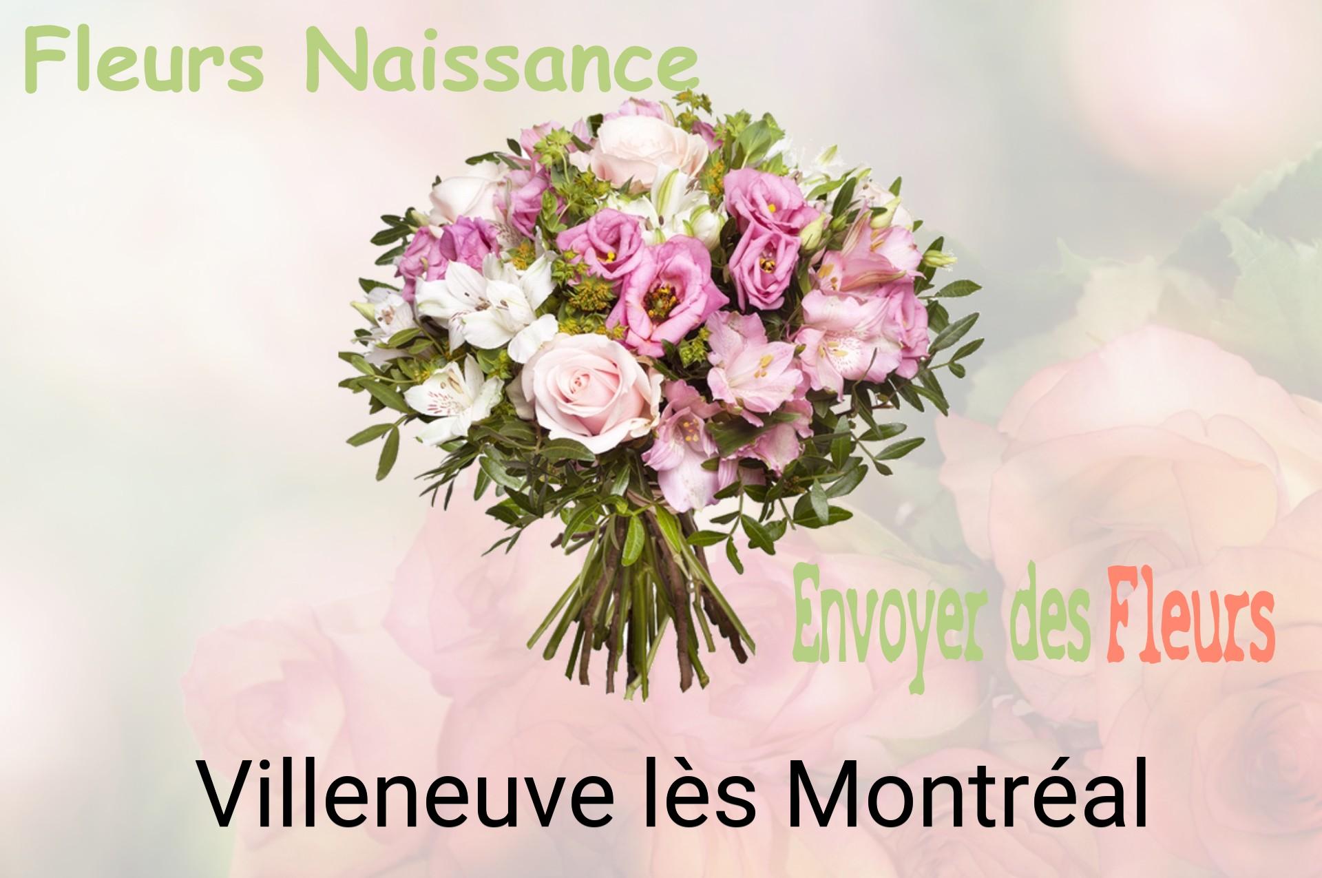 Bouquet de fleurs de naissance livré à Villeneuve-lès-Montréal