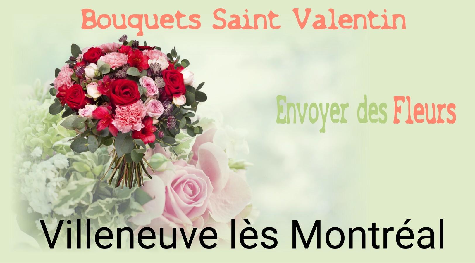 Roses de Saint-Valentin livrées à Villeneuve-lès-Montréal